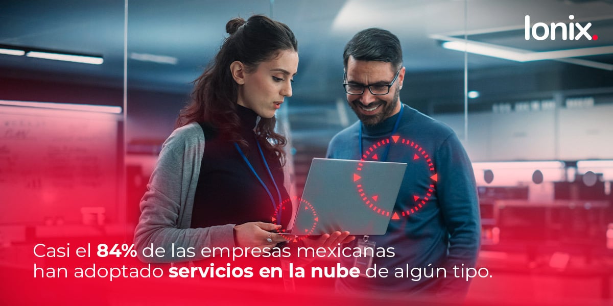 Casi el 90% de las empresas mexicanas han adoptado servicios en la nube de algún tipo, incluidas las actividades que tienen que ver directamente con las Fintech y los desarrollos que ofrecen. 
